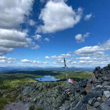 Family With View Towards Hemsedal Mountains Aurdal